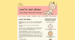 Desktop Screenshot of fussybabynetworkcolorado.org